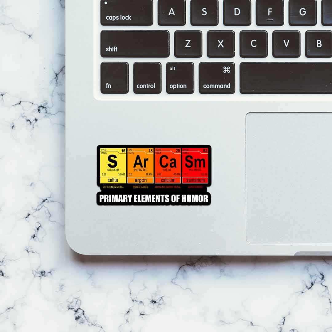 S - Ar - Ca - Sm Sticker waterproof vinyl decal for laptop, bike, car & bottle