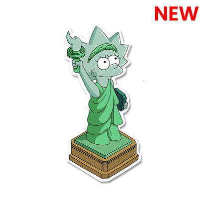 Statue in green Sticker | STICK IT UP
