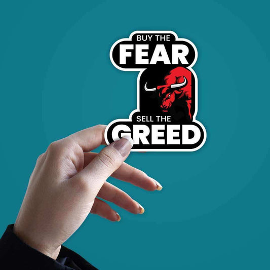 Sell the greed Sticker - STICK IT UP