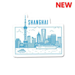 Shanghai Sticker waterproof vinyl decal for laptop, bike, car & bottle