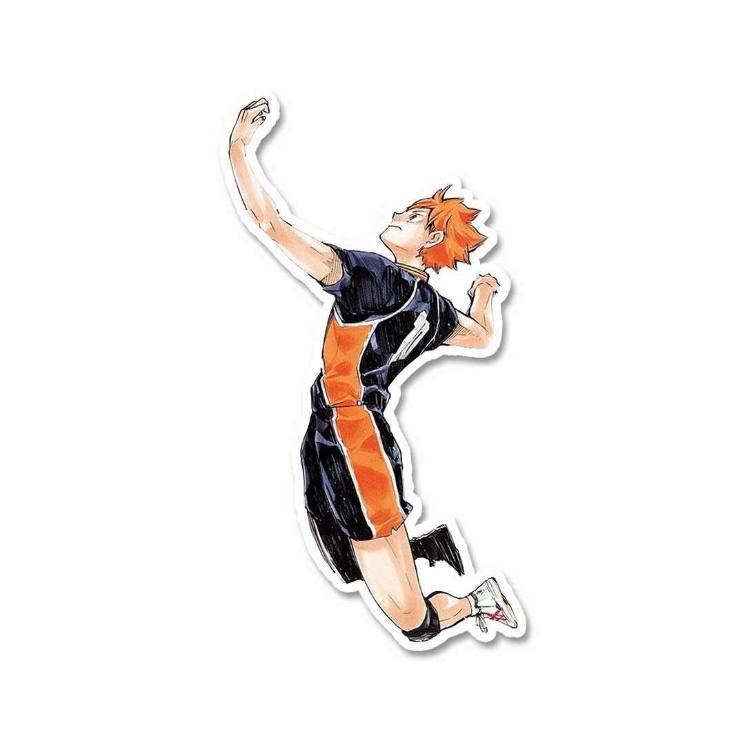 Shoyo Hinata Haikyuu Sticker waterproof vinyl decal for laptop, bike, car & bottle