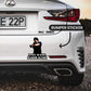 Sidhu Moosewala No Guts No Glory Bumper Sticker waterproof vinyl decal for laptop, bike, car & bottle