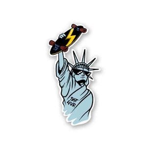 Skate Forever Sticker waterproof vinyl decal for laptop, bike, car & bottle