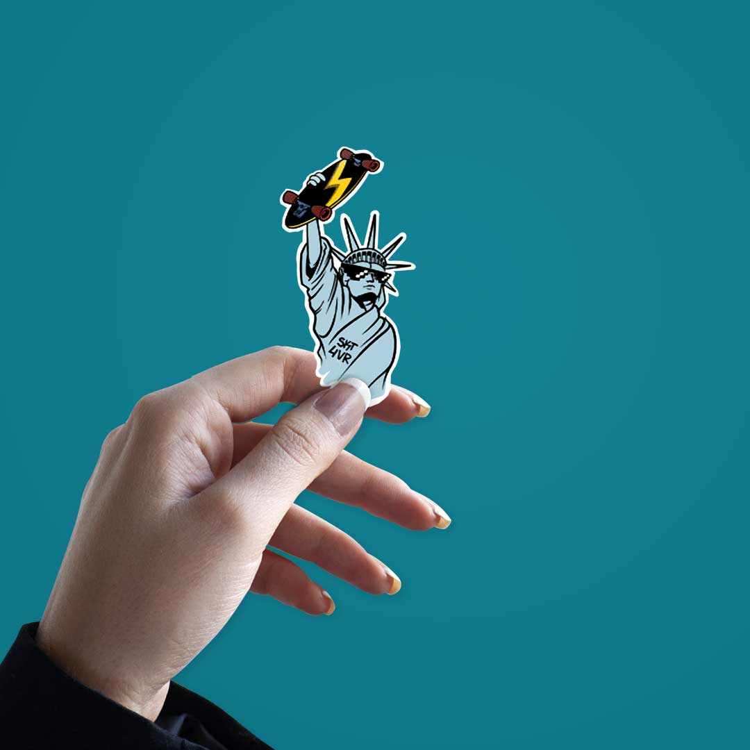 Skate Forever Sticker waterproof vinyl decal for laptop, bike, car & bottle