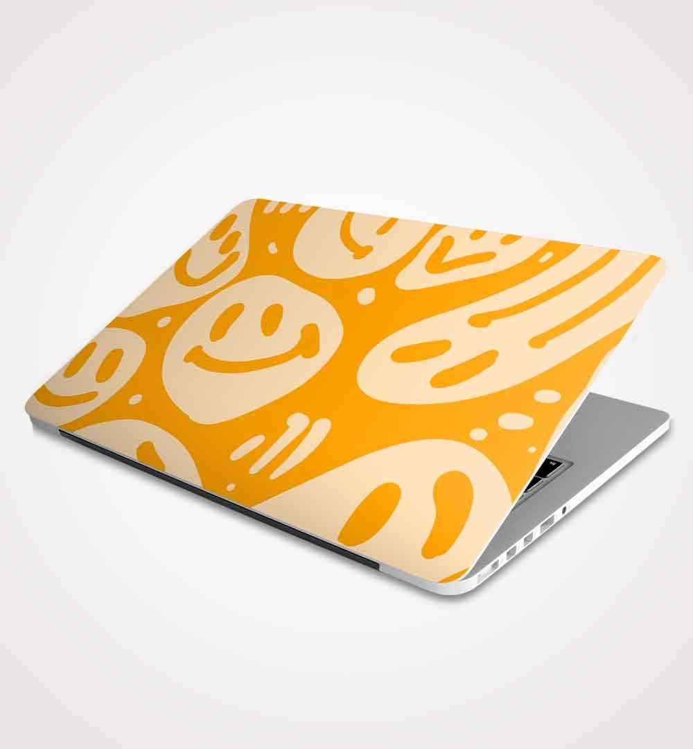 Smile :) Laptop Skin waterproof vinyl decal for laptop, bike, car & bottle
