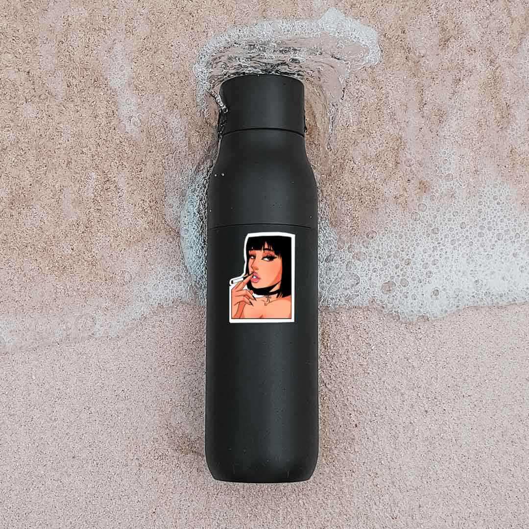 Smoke Girl Sticker - STICK IT UP