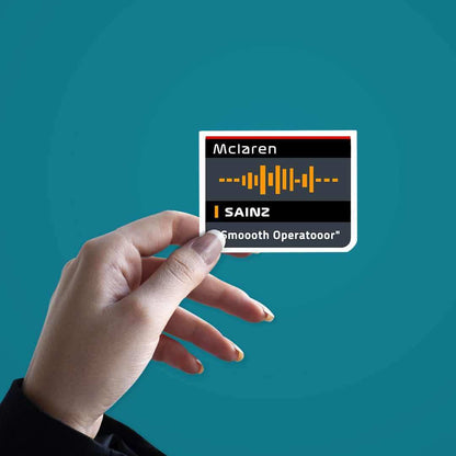 Smooth operator Sticker waterproof vinyl decal for laptop, bike, car & bottle