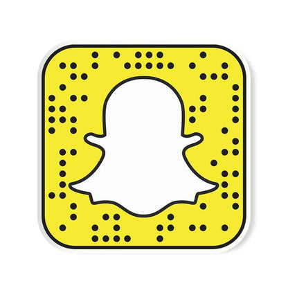 Snapchat Logo Sticker waterproof vinyl decal for laptop, bike, car & bottle