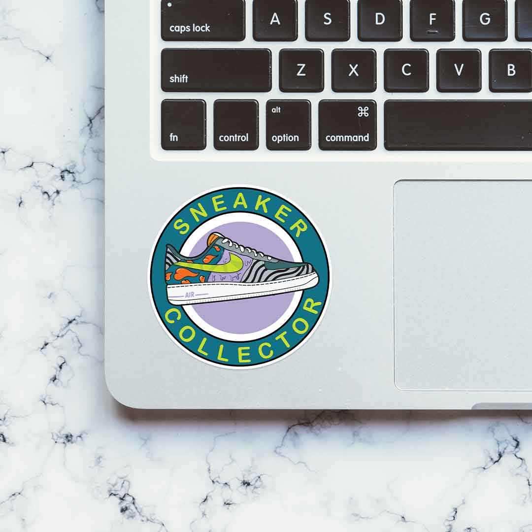 Sneaker Collector sticker waterproof vinyl decal for laptop, bike, car & bottle