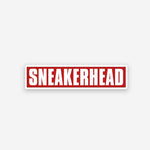 Sneaker Head sticker waterproof vinyl decal for laptop, bike, car & bottle