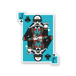 Snoop Dog Card Sticker waterproof vinyl decal for laptop, bike, car & bottle