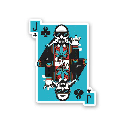 Snoop Dog Card Sticker - STICK IT UP