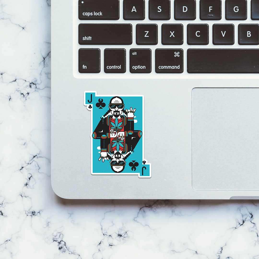 Snoop Dog Card Sticker - STICK IT UP