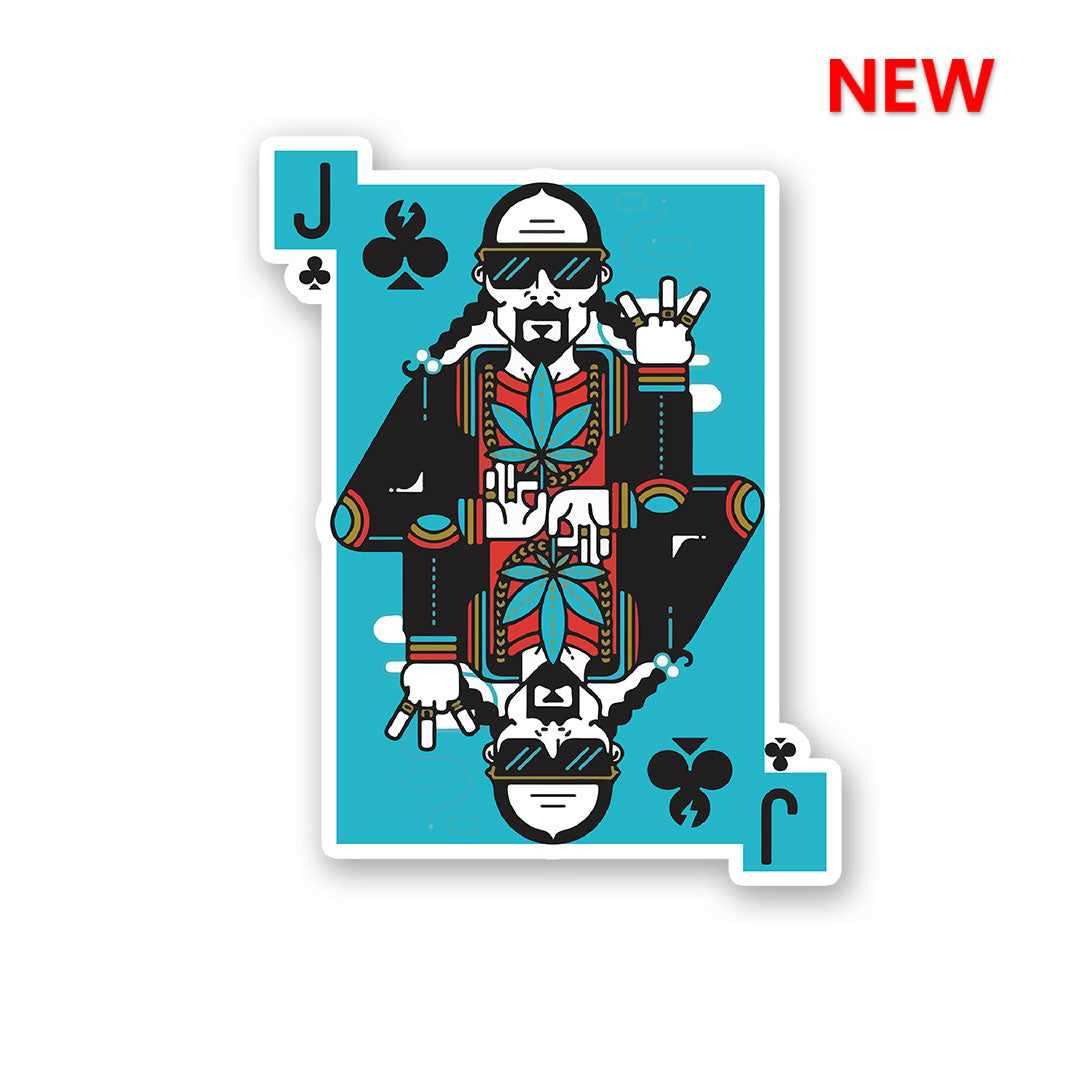 Snoop Dog Card Sticker - STICK IT UP
