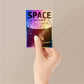 Space Journey Holographic Stickers waterproof vinyl decal for laptop, bike, car & bottle