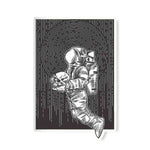 Spaceman Skull Sticker waterproof vinyl decal for laptop, bike, car & bottle