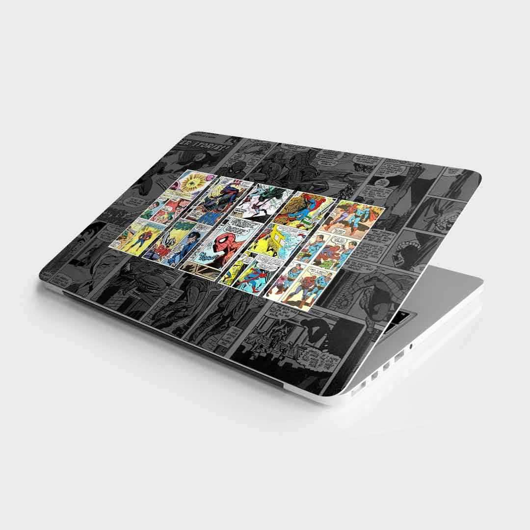 Spidey Comics Laptop Skin waterproof vinyl decal for laptop, bike, car & bottle
