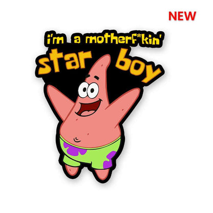 STAR - BOY Sticker - STICK IT UP