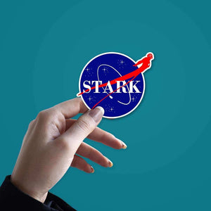 Stark Industries Sticker waterproof vinyl decal for laptop, bike, car & bottle
