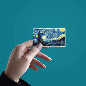 Starry night sticker waterproof vinyl decal for laptop, bike, car & bottle