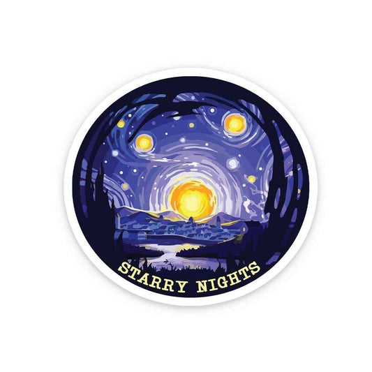 Starry Night Sticker - STICK IT UP