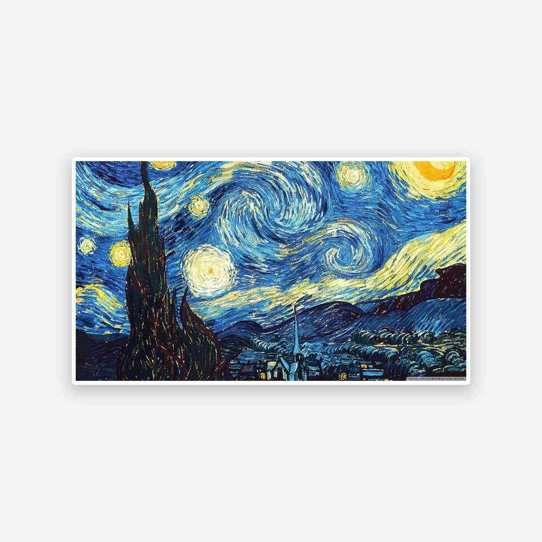 Starry night sticker waterproof vinyl decal for laptop, bike, car & bottle