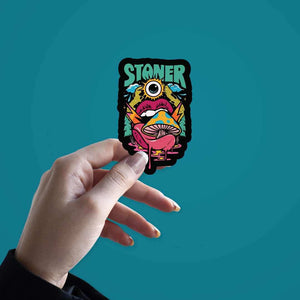 Stoner Sticker waterproof vinyl decal for laptop, bike, car & bottle