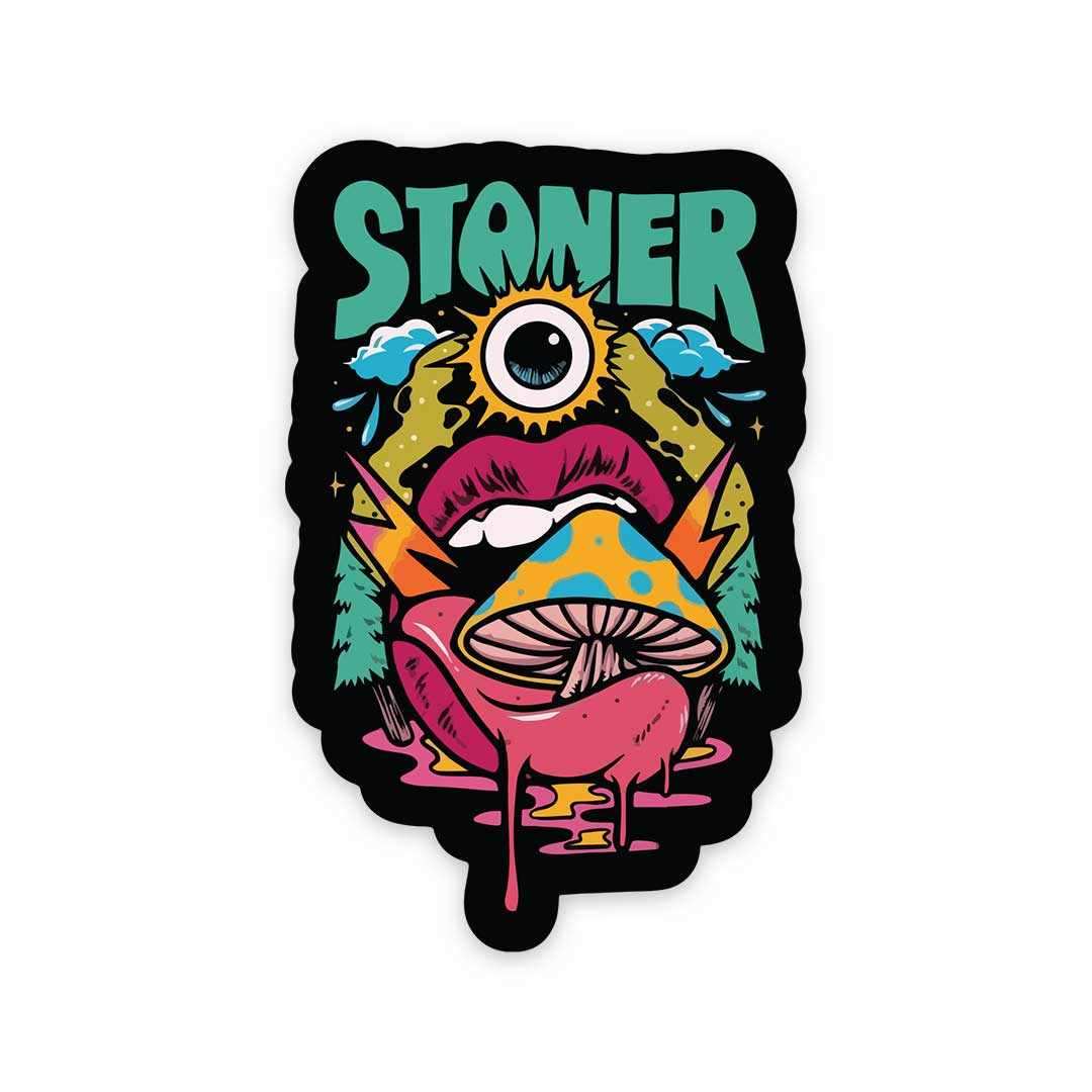 Stoner Sticker waterproof vinyl decal for laptop, bike, car & bottle