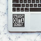Straight Outta Bombay Sticker waterproof vinyl decal for laptop, bike, car & bottle