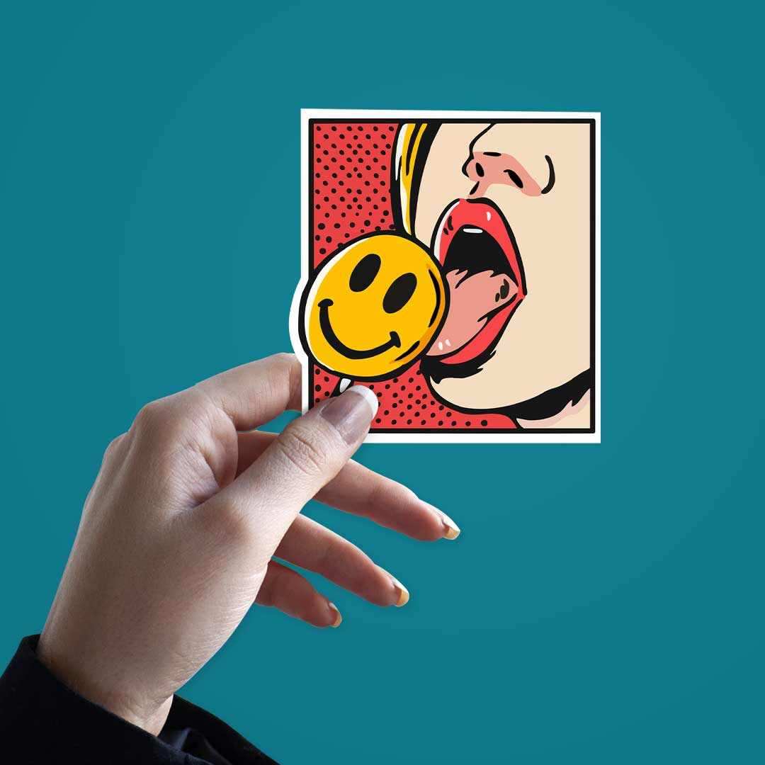 Suckin' too hard on your lollipop Sticker - STICK IT UP