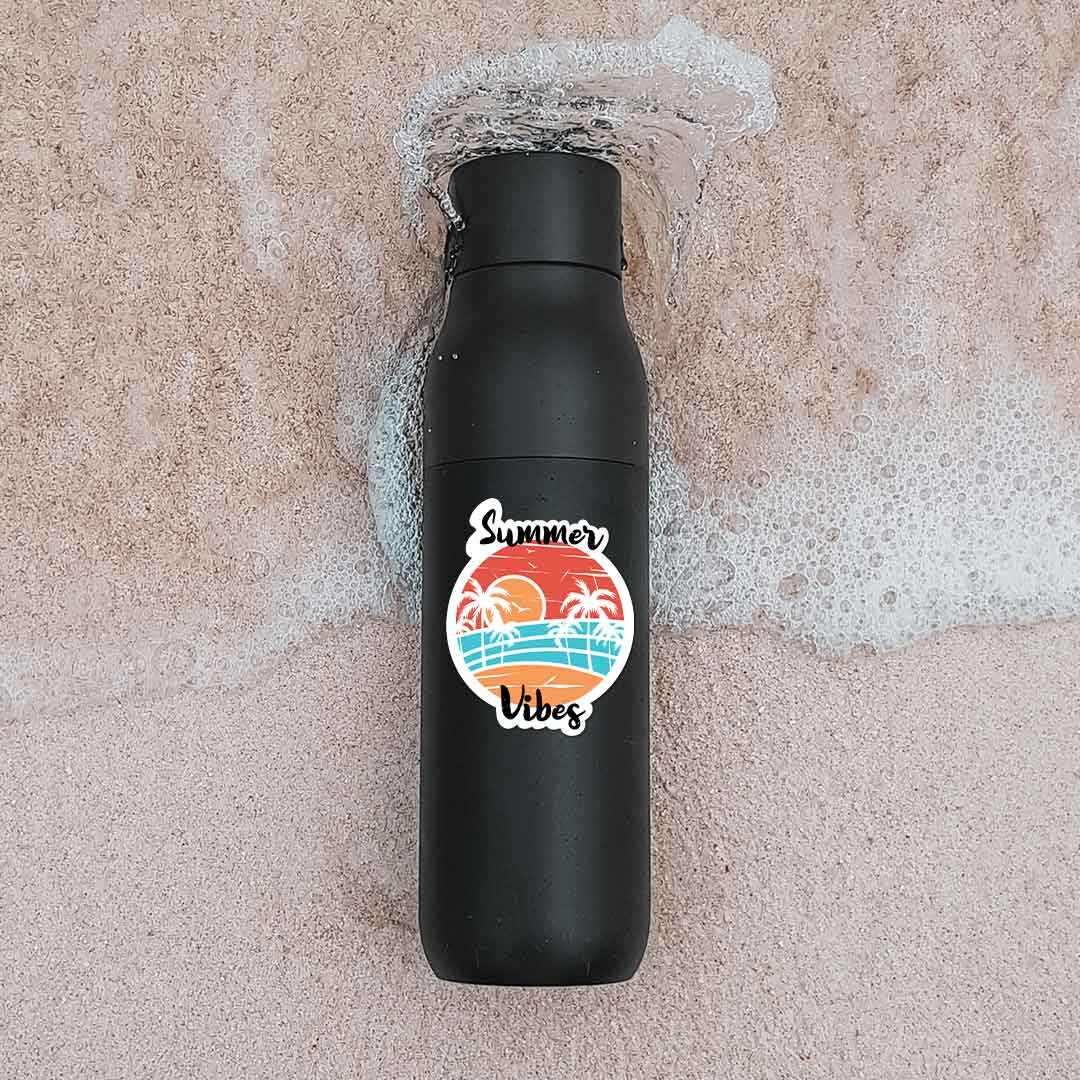 Summer Vibe Sticker waterproof vinyl decal for laptop, bike, car & bottle