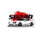 Supra Sticker waterproof vinyl decal for laptop, bike, car & bottle