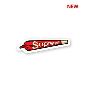 Supreme Bud Sticker waterproof vinyl decal for laptop, bike, car & bottle