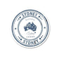 Sydney Sticker waterproof vinyl decal for laptop, bike, car & bottle