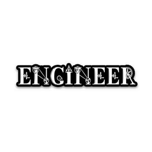 The Mighty ENGINEER Bumper Sticker waterproof vinyl decal for laptop, bike, car & bottle