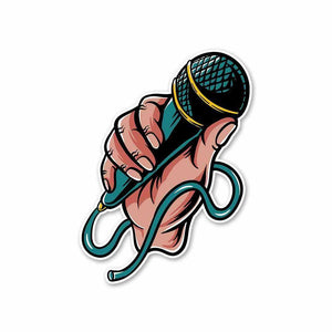 The Performer Sticker waterproof vinyl decal for laptop, bike, car & bottle