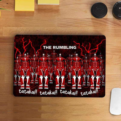 The Rumbling Laptop Skin waterproof vinyl decal for laptop, bike, car & bottle