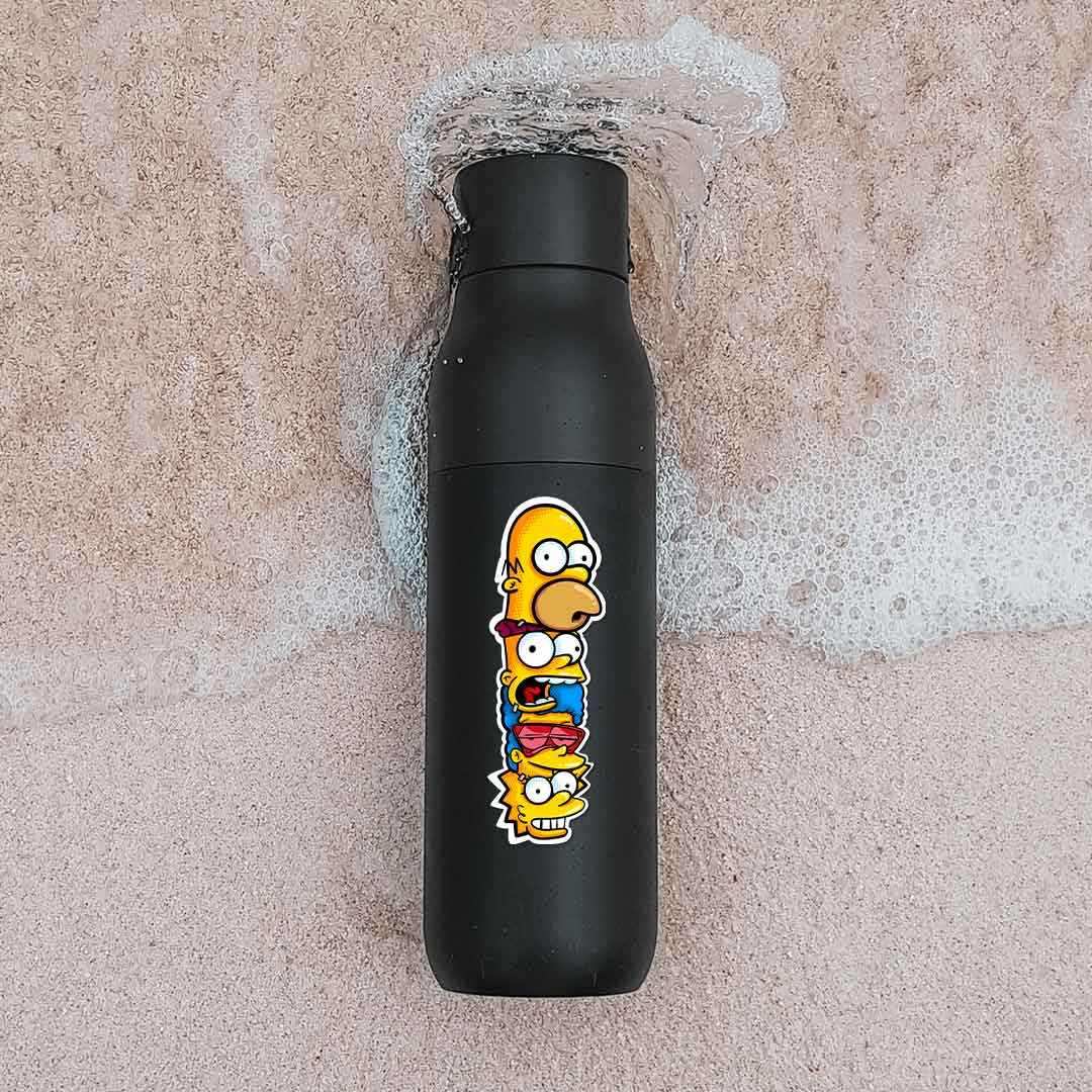The Simpsons Sticker waterproof vinyl decal for laptop, bike, car & bottle