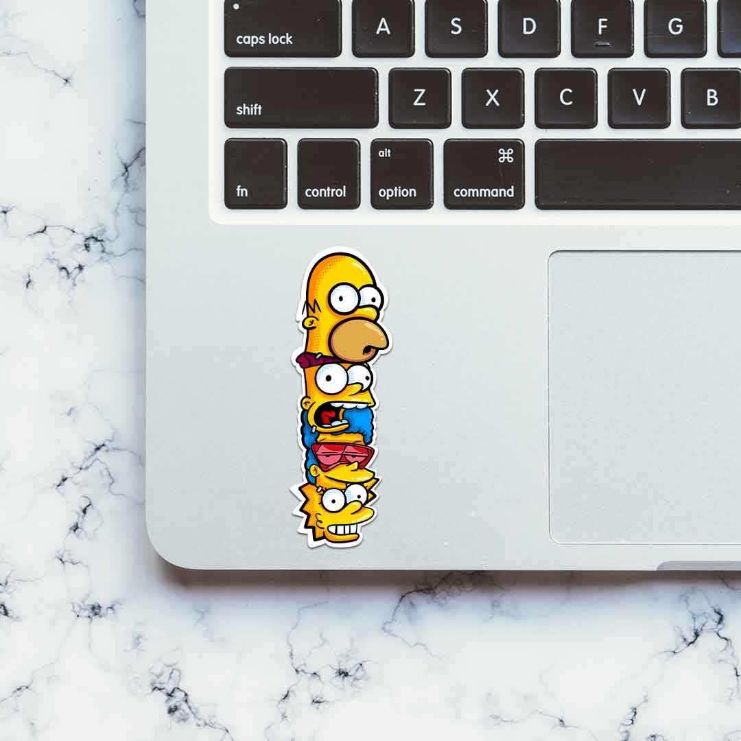 The Simpsons Sticker waterproof vinyl decal for laptop, bike, car & bottle