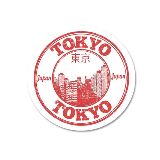 Tokyo Sticker waterproof vinyl decal for laptop, bike, car & bottle