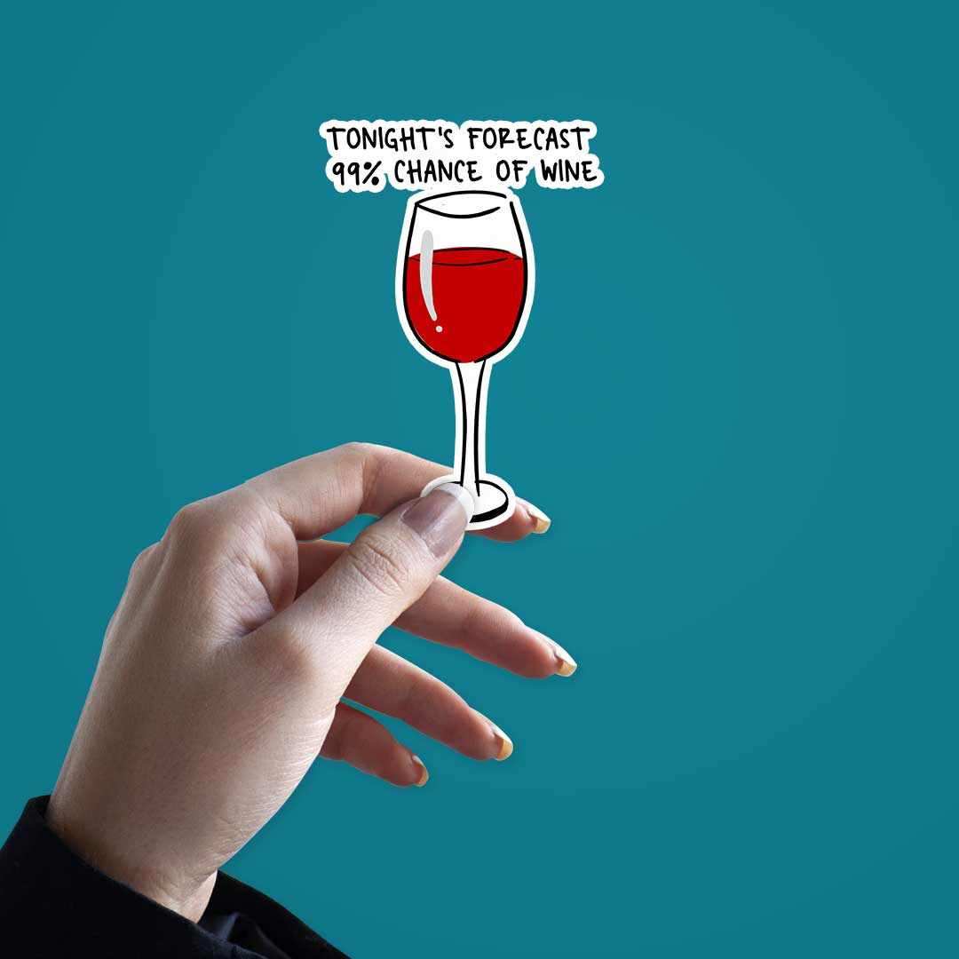 Tonights Forecast Sticker - STICK IT UP