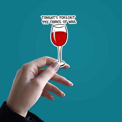 Tonights Forecast Sticker - STICK IT UP