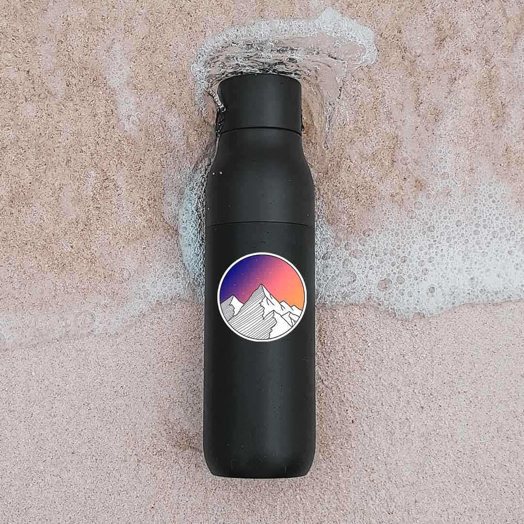 Towards the hill sticker waterproof vinyl decal for laptop, bike, car & bottle