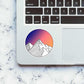 Towards the hill sticker waterproof vinyl decal for laptop, bike, car & bottle