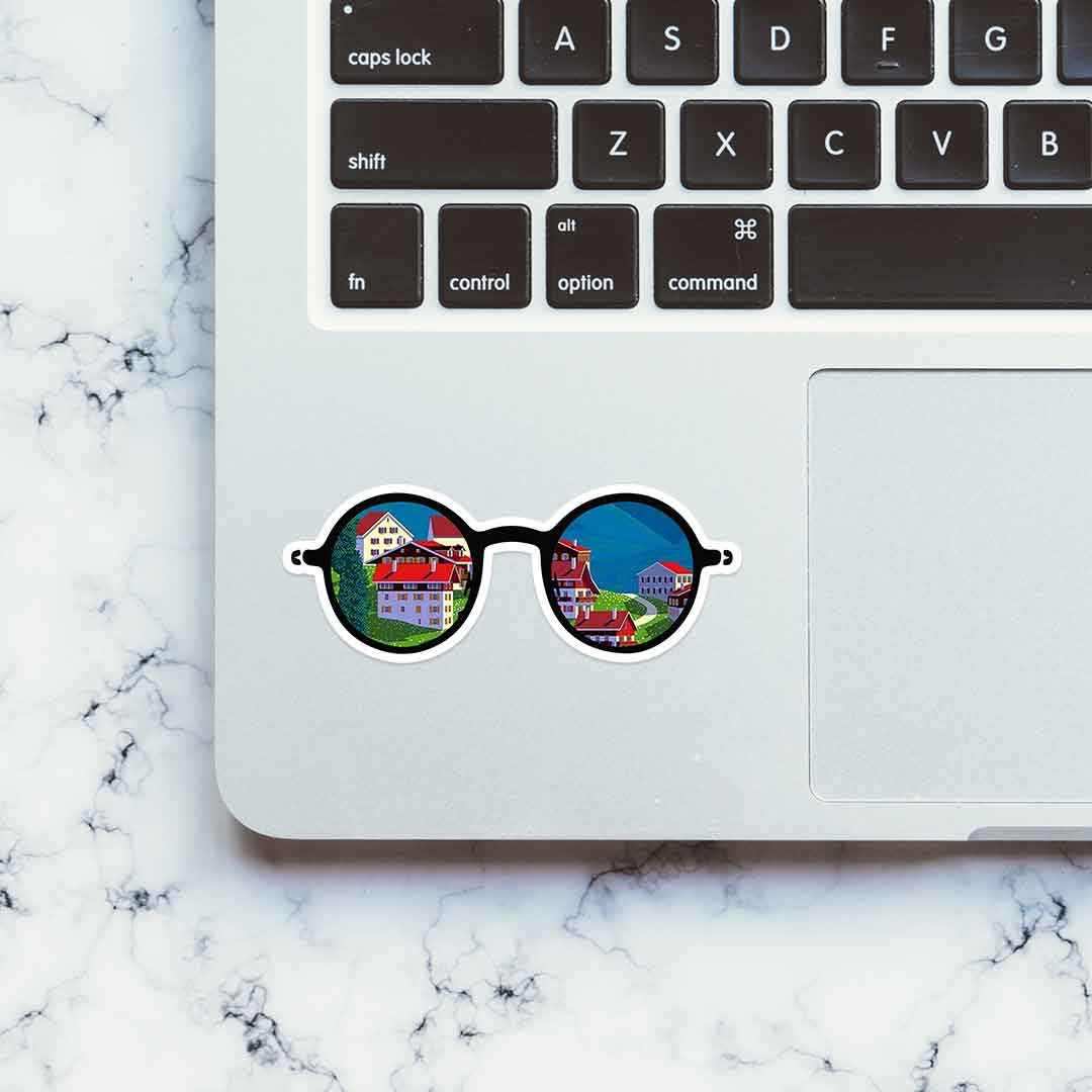 Travel Glasses sticker - STICK IT UP