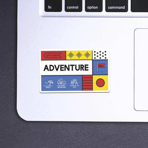 Travel Sticker Pack [15 Sticker] waterproof vinyl decal for laptop, bike, car & bottle