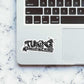 Tuning is not a crime Sticker waterproof vinyl decal for laptop, bike, car & bottle