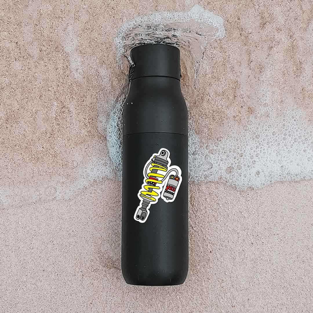 Turbo Sticker waterproof vinyl decal for laptop, bike, car & bottle