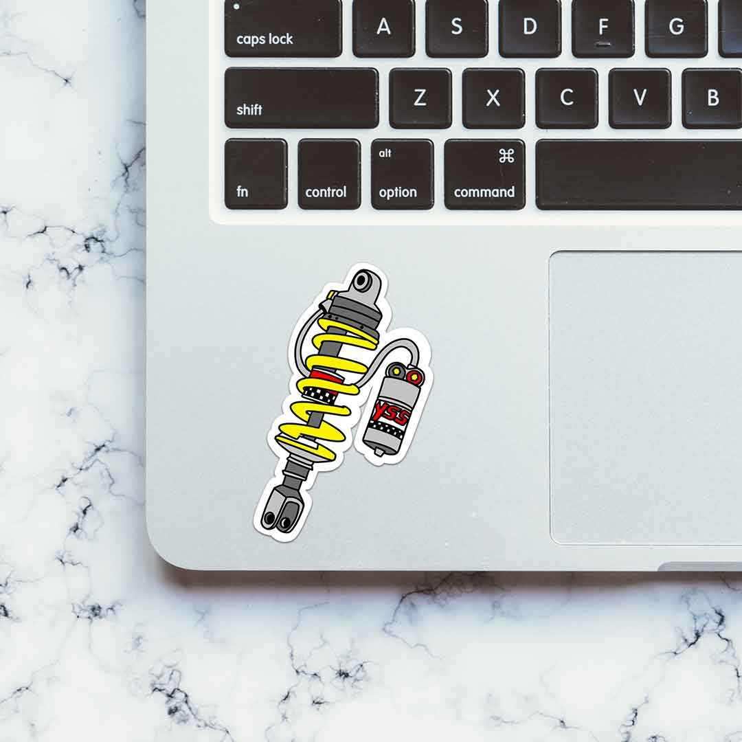 Turbo Sticker waterproof vinyl decal for laptop, bike, car & bottle