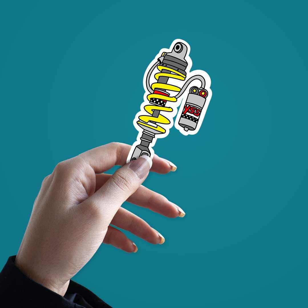 Turbo Sticker waterproof vinyl decal for laptop, bike, car & bottle